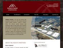 Tablet Screenshot of heritagecrossingcc.com
